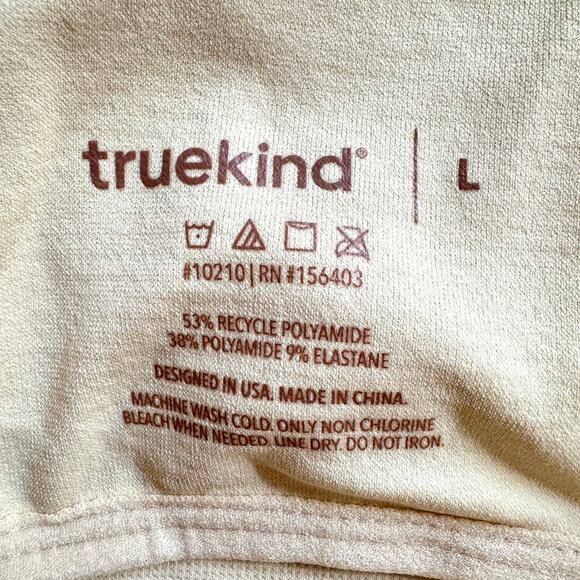 Truekind Womens Supportive Comfort Wireless Shaping Bra Sz L Chai - Picture 7 of 8